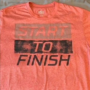 Red “Start to Finish” T-Shirt Men’s Medium